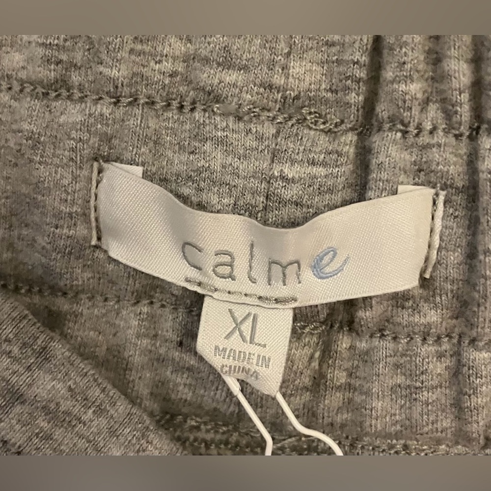 NWT Johnny Was Calme Tan and Gray Athletic Pants - Picture 6 of 7